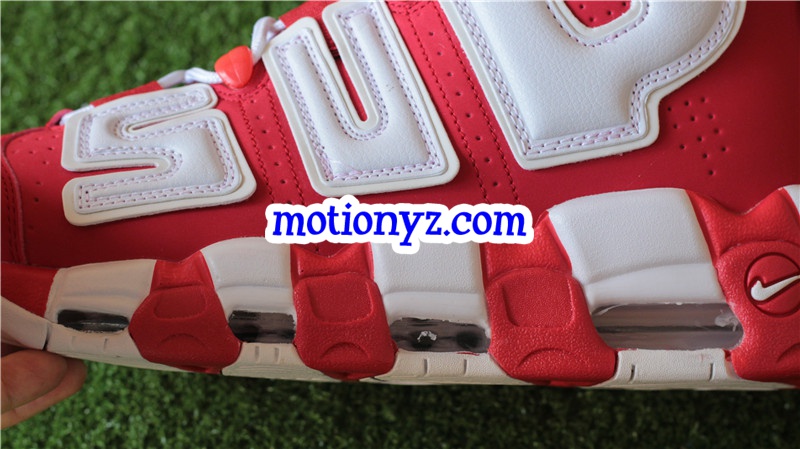 Supreme x Nike Air More Uptempo Red